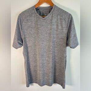 Gymshark Dry Gray Performance Tee Men's XL Moisture Wicking Training Gym Shirt